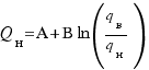 Q_ =  +  ln({q_}/{q_})